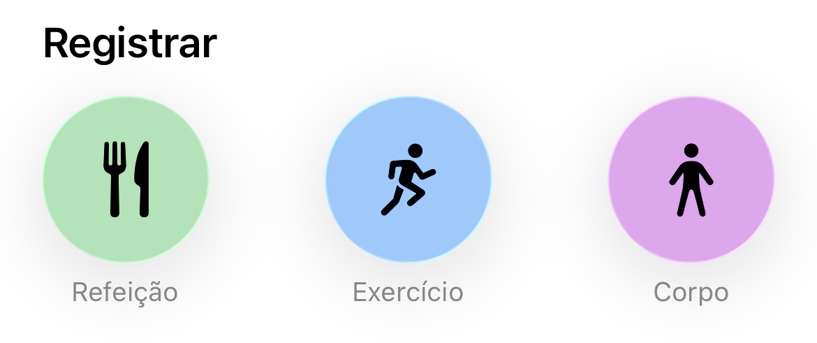 Log meals and exercises